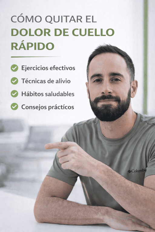 como quitar el dolor de cuello rápido