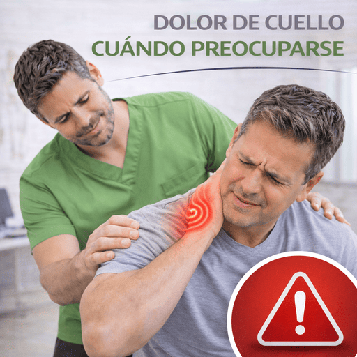 dolor de cuello cuando preocuparse