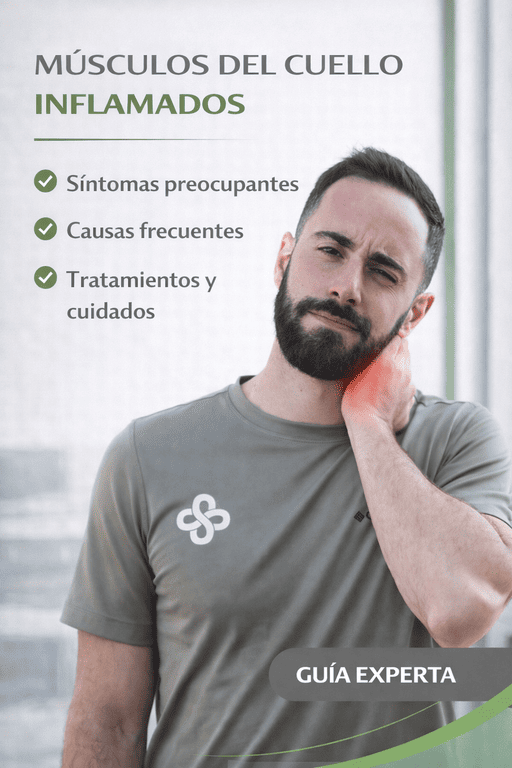 músculos del cuello inflamados